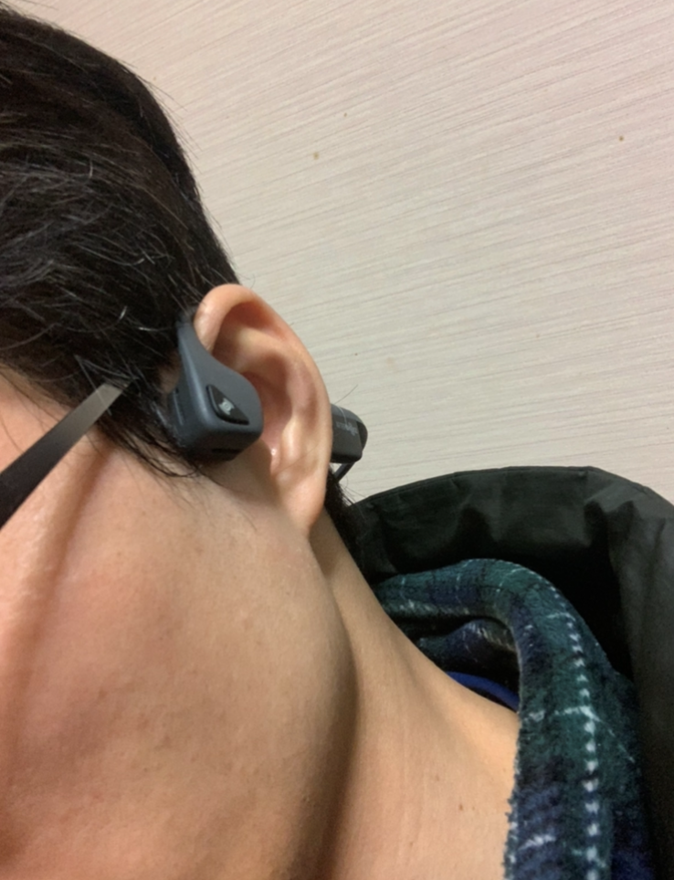 Trekz Airを実際に装着してみました。