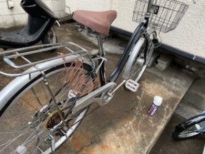 ママチャリとメンテナンス用のオイル