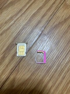 SIMカッターを買ってmicrosimからnanosimにした