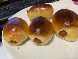 自分でパンを作ってみました
