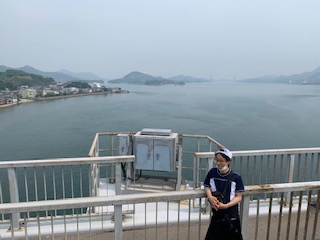 しまなみ海道-橋の上