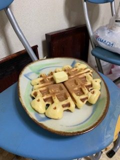 ホートケーキミックスでワッフルを作ってみた