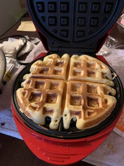 ホートケーキミックスでワッフルを作ってみた