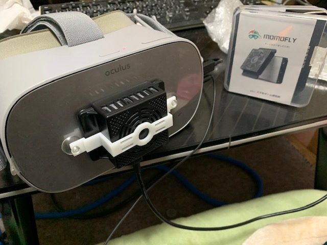 OculusGoにファンを取り付けてみた