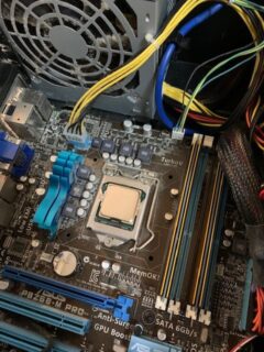 CPU換装(Celeron G540 -> i7-2600)