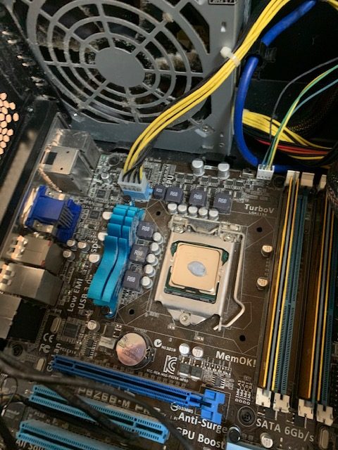 CPU換装(Celeron G540 -> i7-2600)