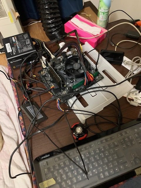 数年ぶりに自作PCしてみました