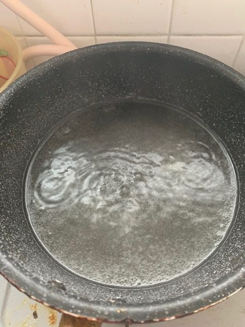 海水から塩を作ってみました