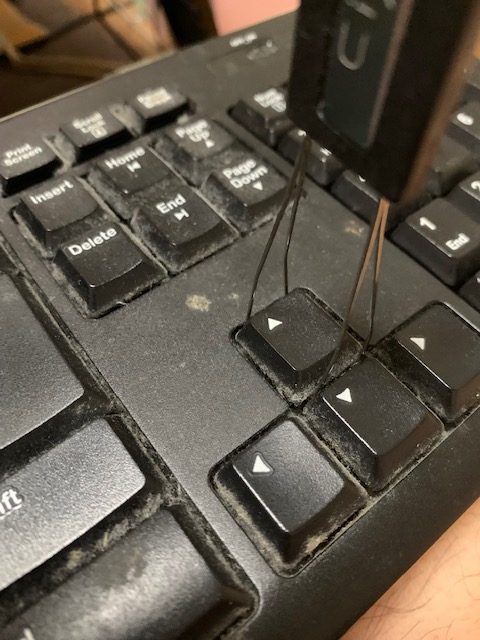 キーボードを掃除してみました